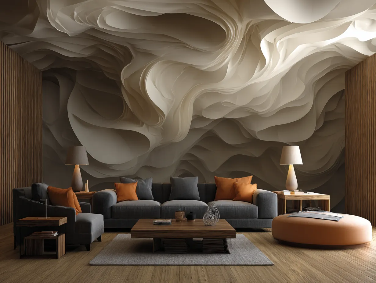 3d wallpaper design for living room interior