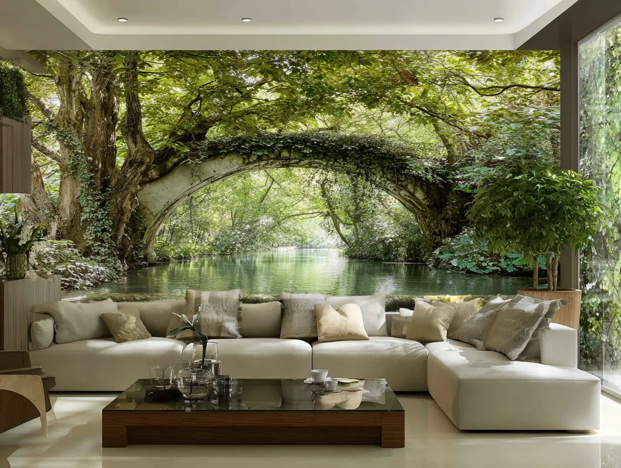 luxury 3d wallpaper for living room accent wall