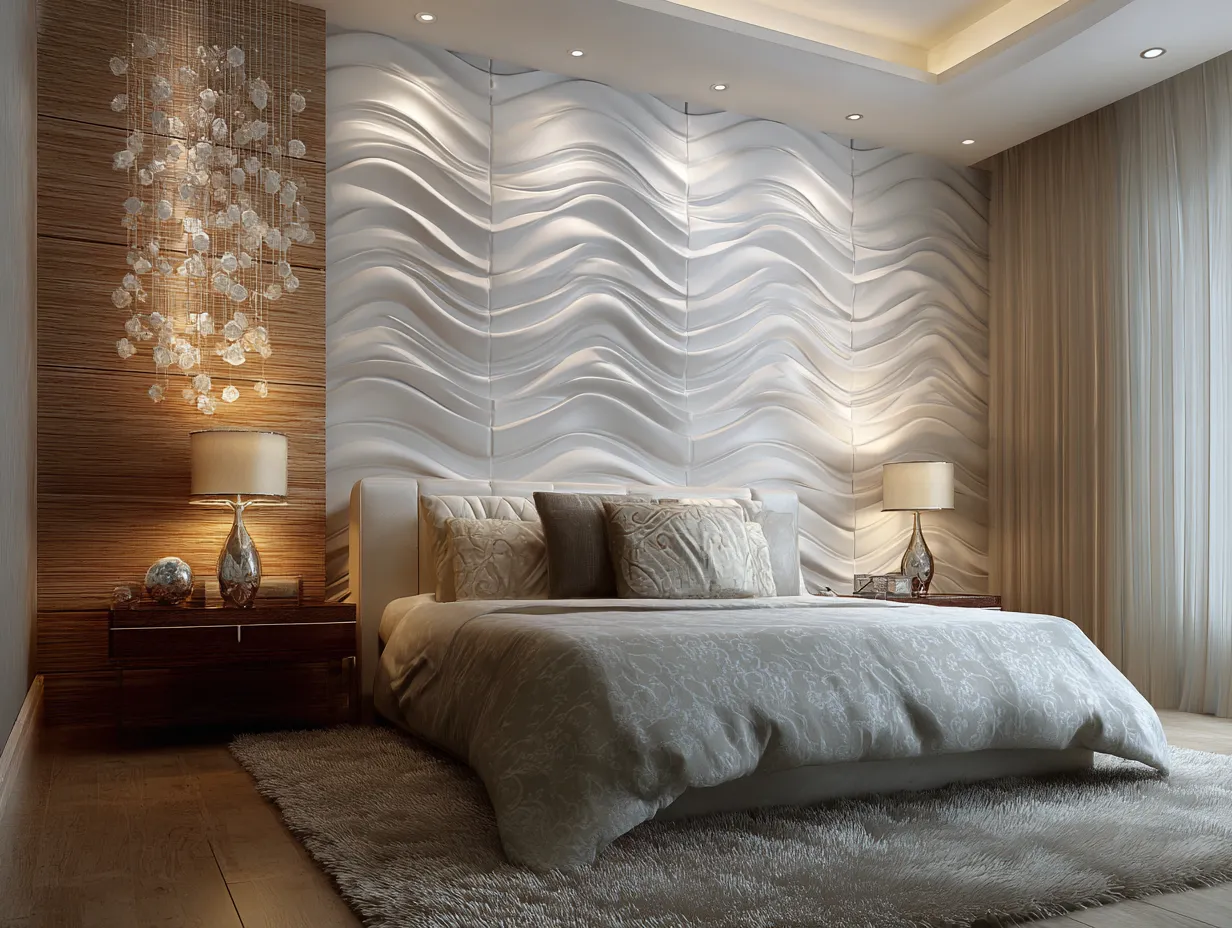 Bedroom PVC Wall Panels