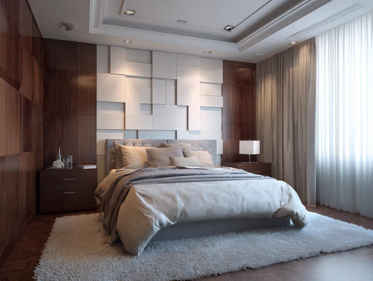 Bedroom PVC Wall Panels