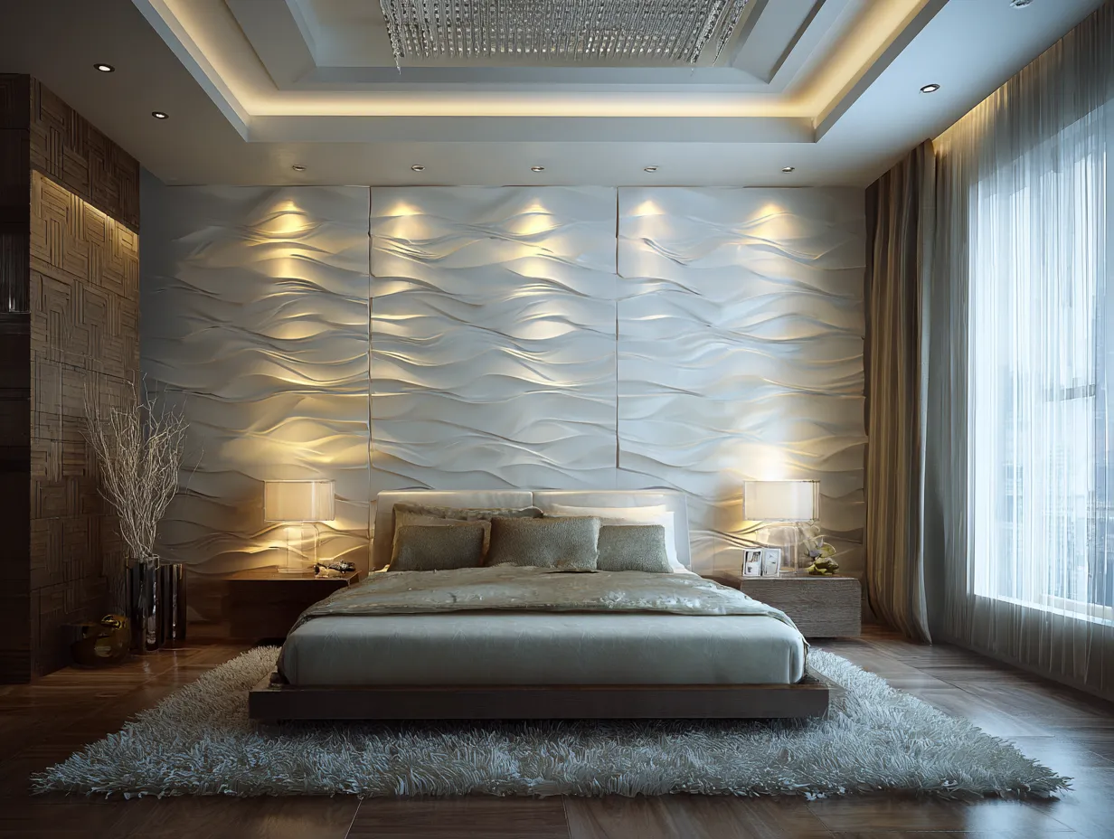 Bedroom PVC Wall Panels