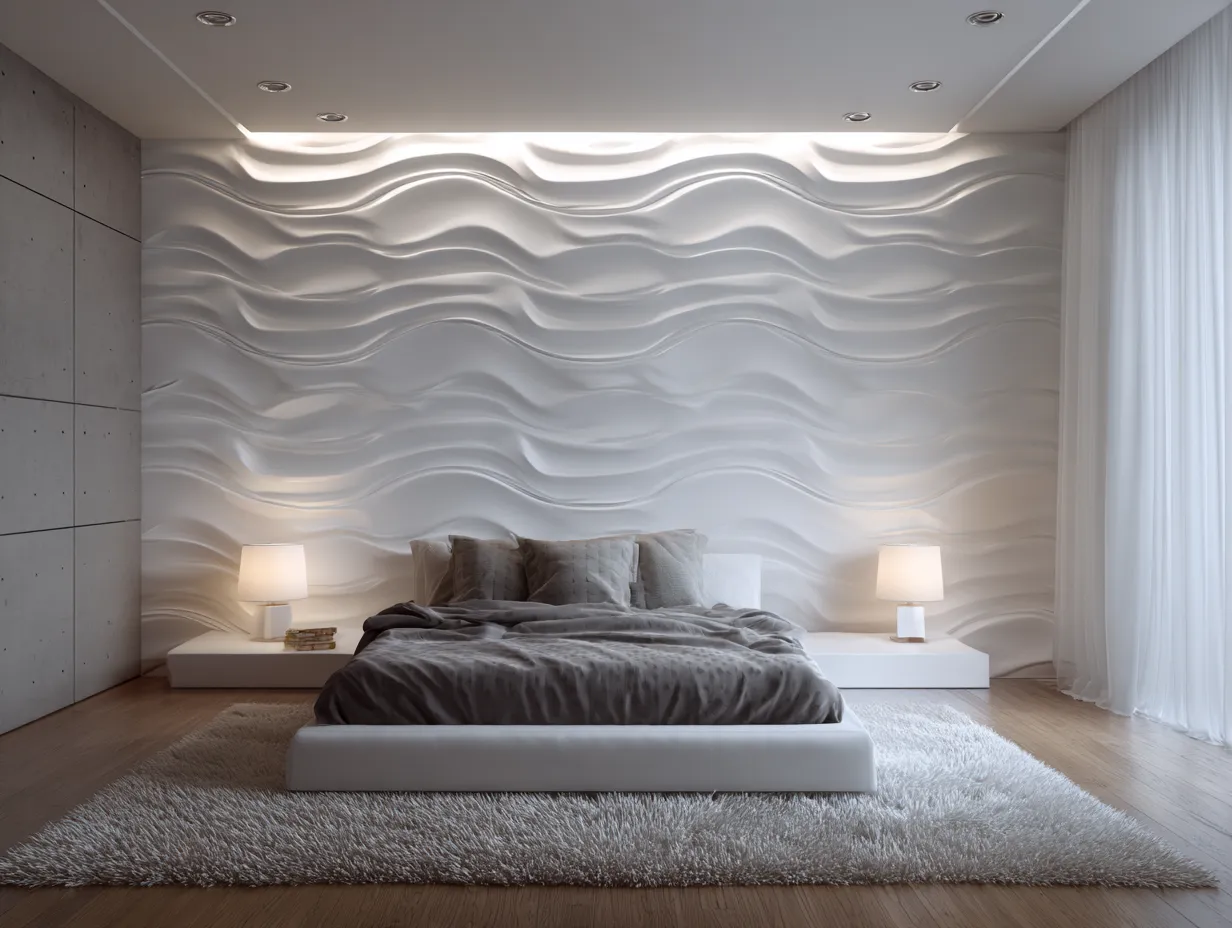 Bedroom PVC Wall Panels