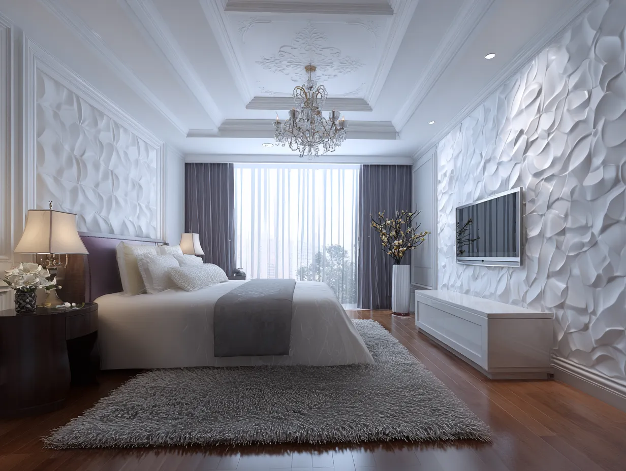 Bedroom PVC Wall Panels