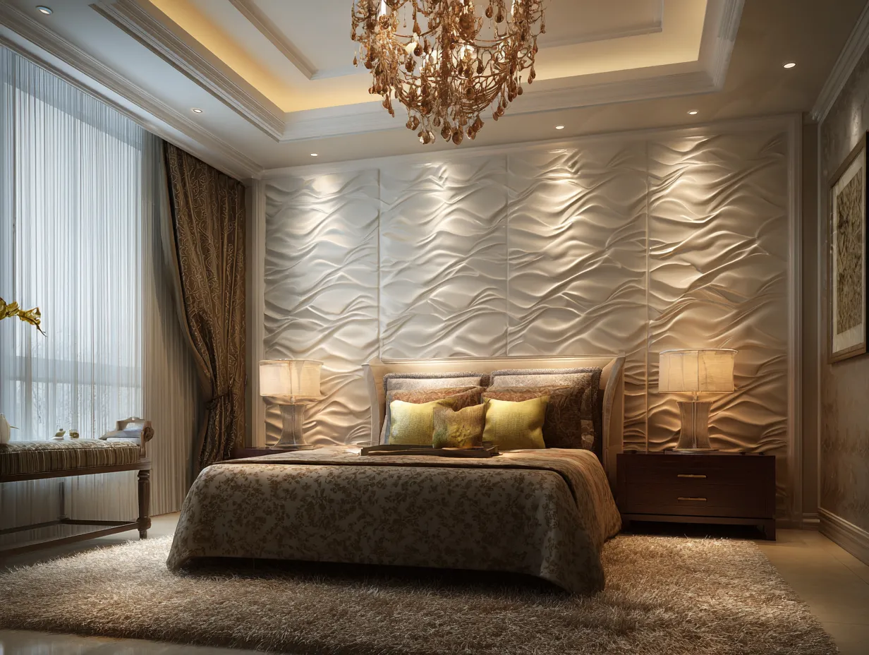 Bedroom PVC Wall Panels