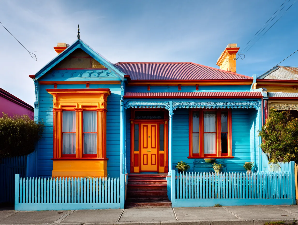 House exterior paint colour combination