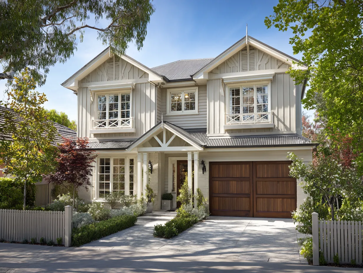 Exterior painting colour scheme combination