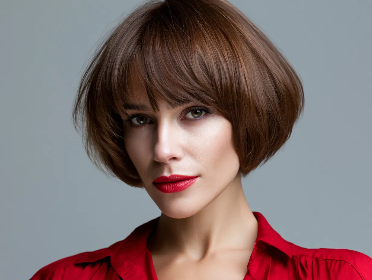 layered pageboy haircut
