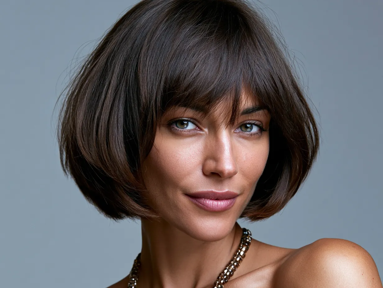 modern pageboy haircut