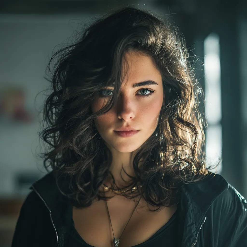 voluminous bouncy blowout look