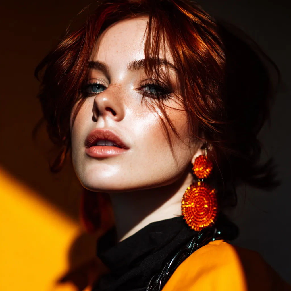 Textured sweeping cut providing instant hair revival