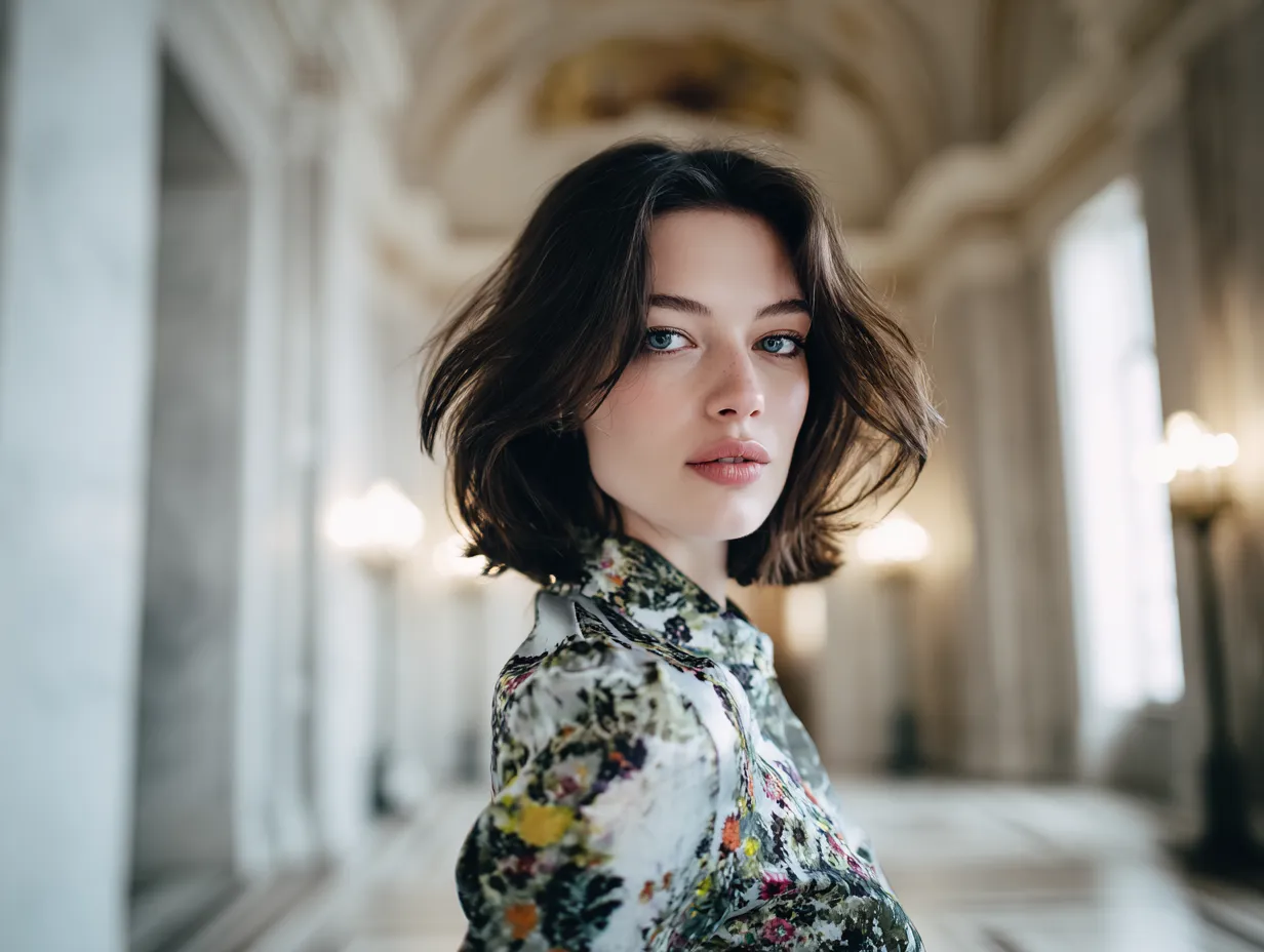 zero styling time medium length look