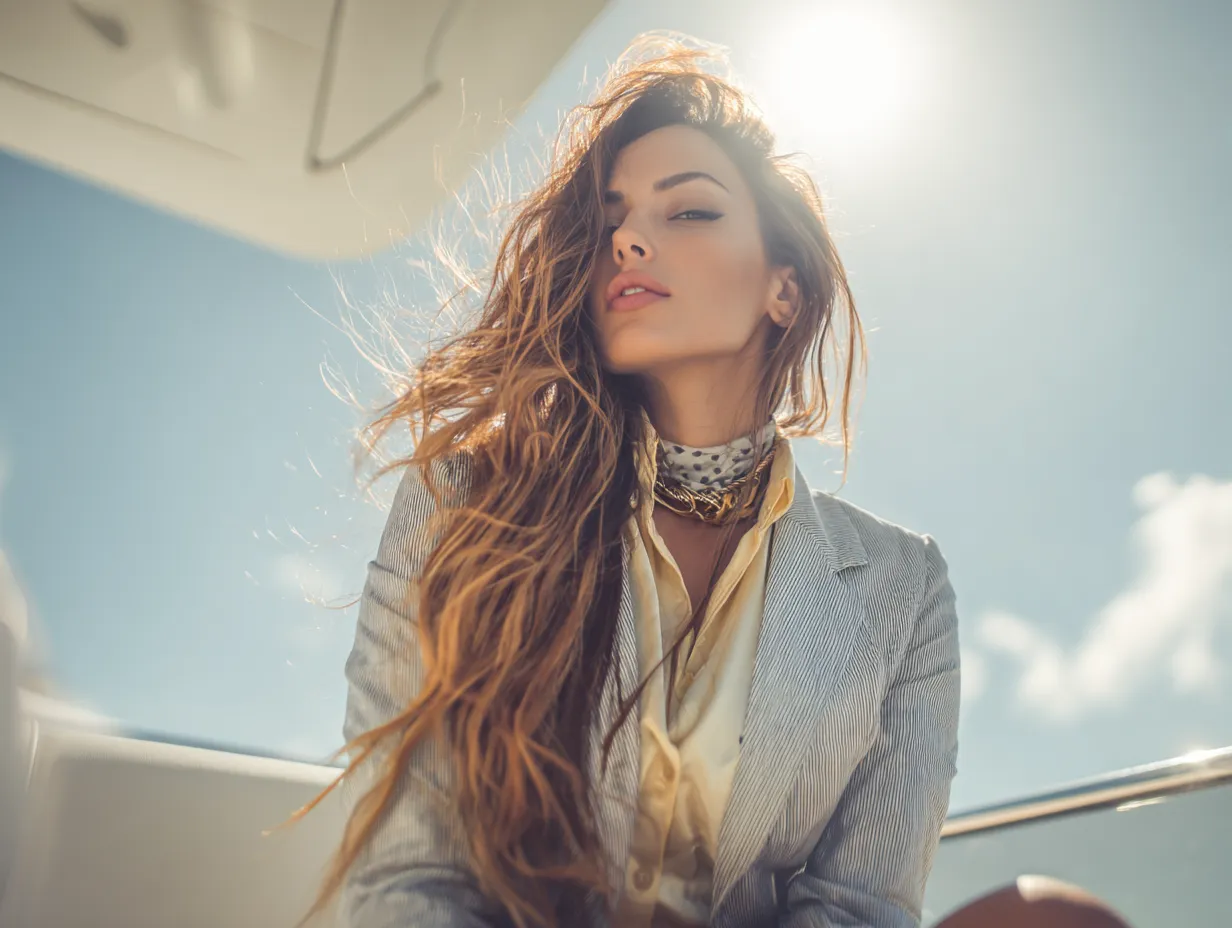 long sweeping layers old money haircuts