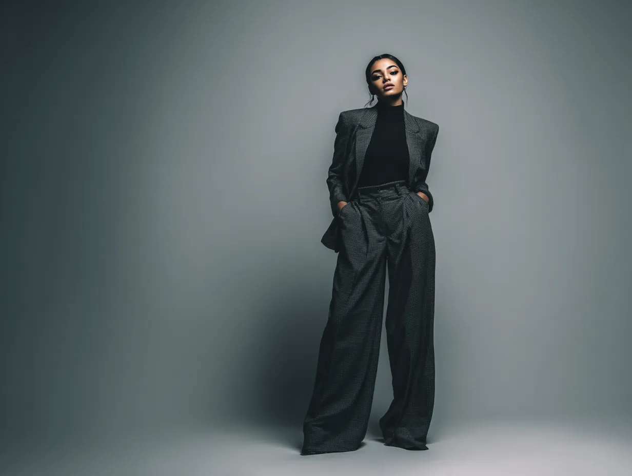 Corporate fashion styling with a modern boyfriend blazer