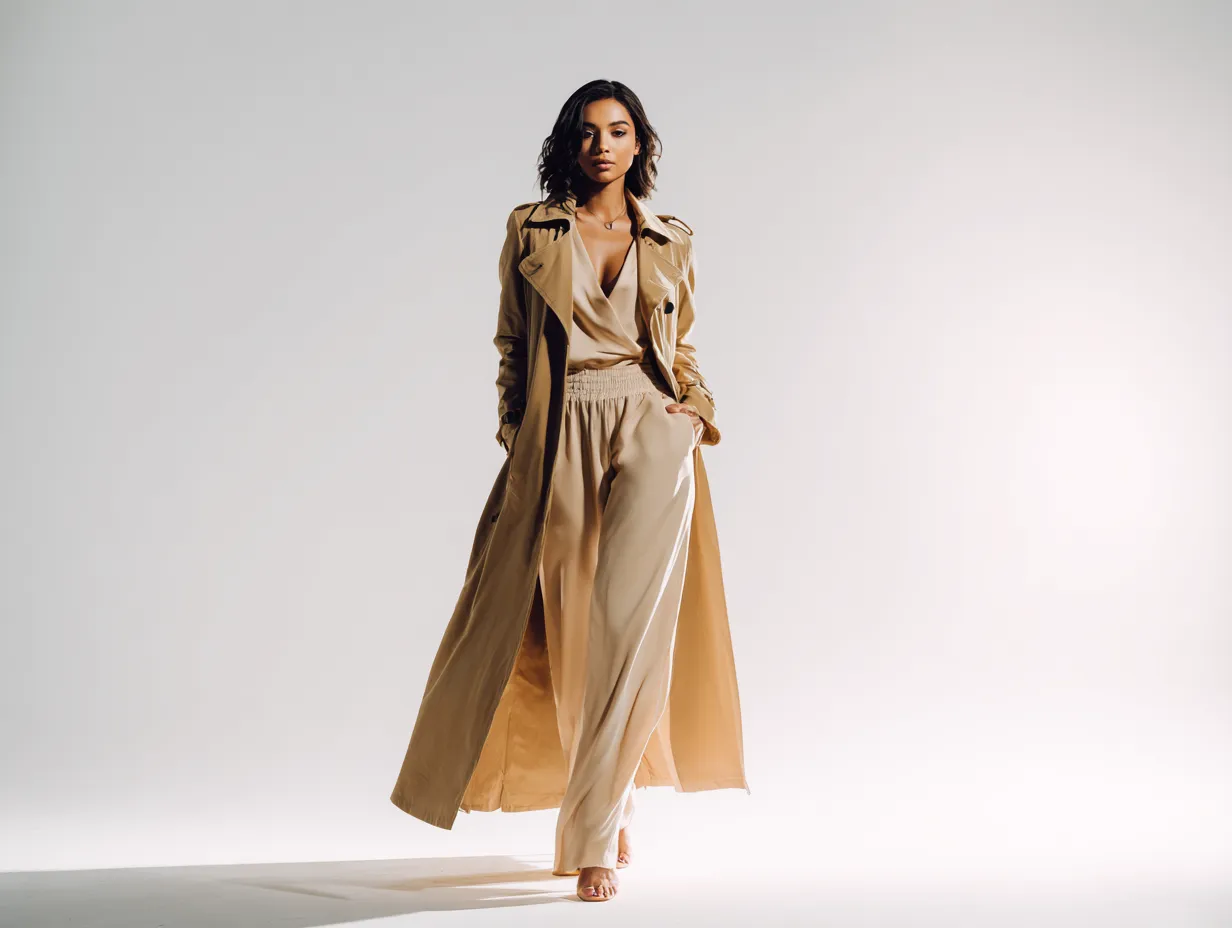 Neutral color palette styling in a versatile curated closet