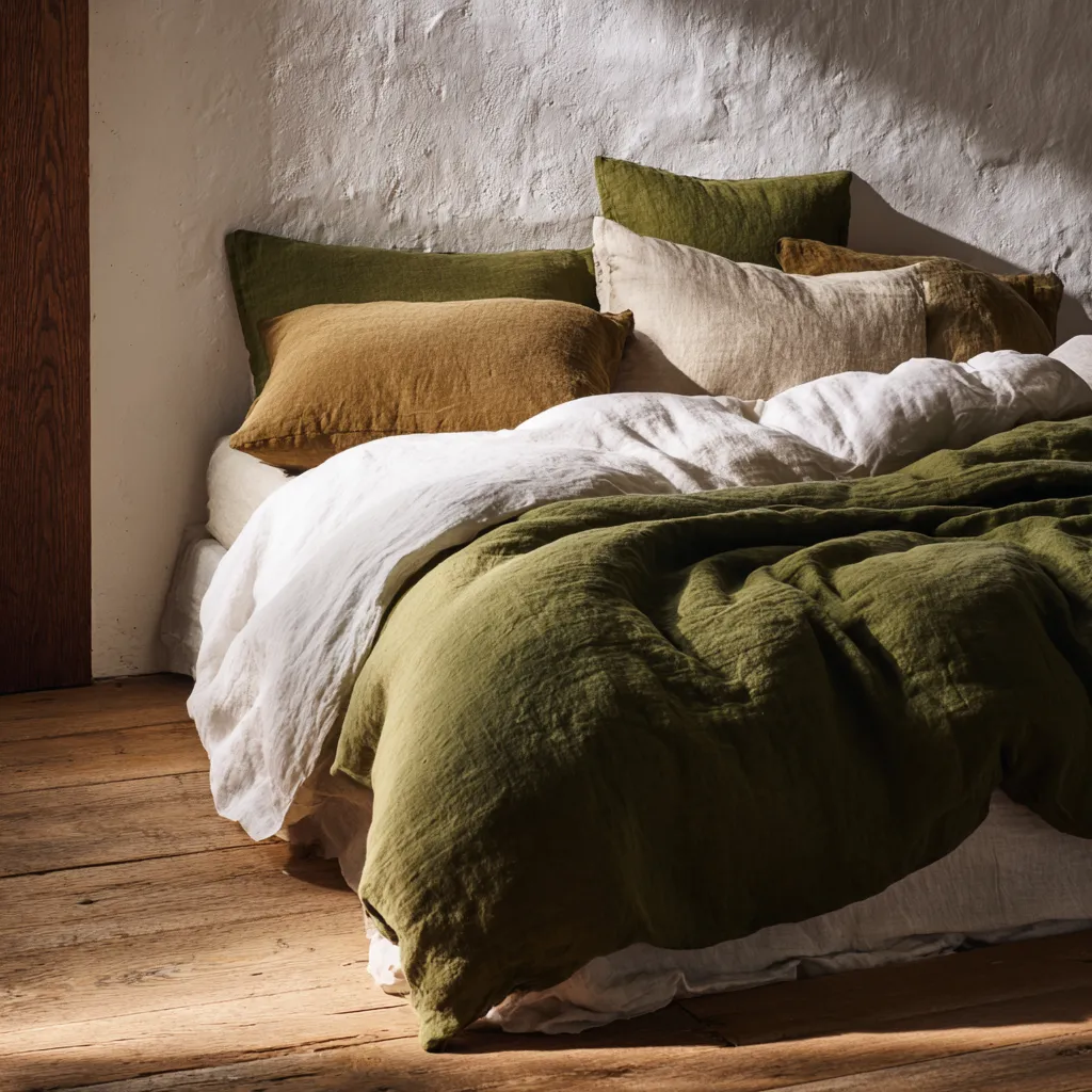 Elegant and tranquil room emphasizing a calming bedroom aesthetic