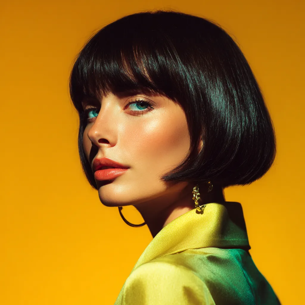 Luxurious short hair with rich volume and shine