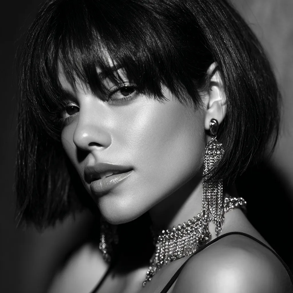 Modern chin length Italian haircuts for luxury styling