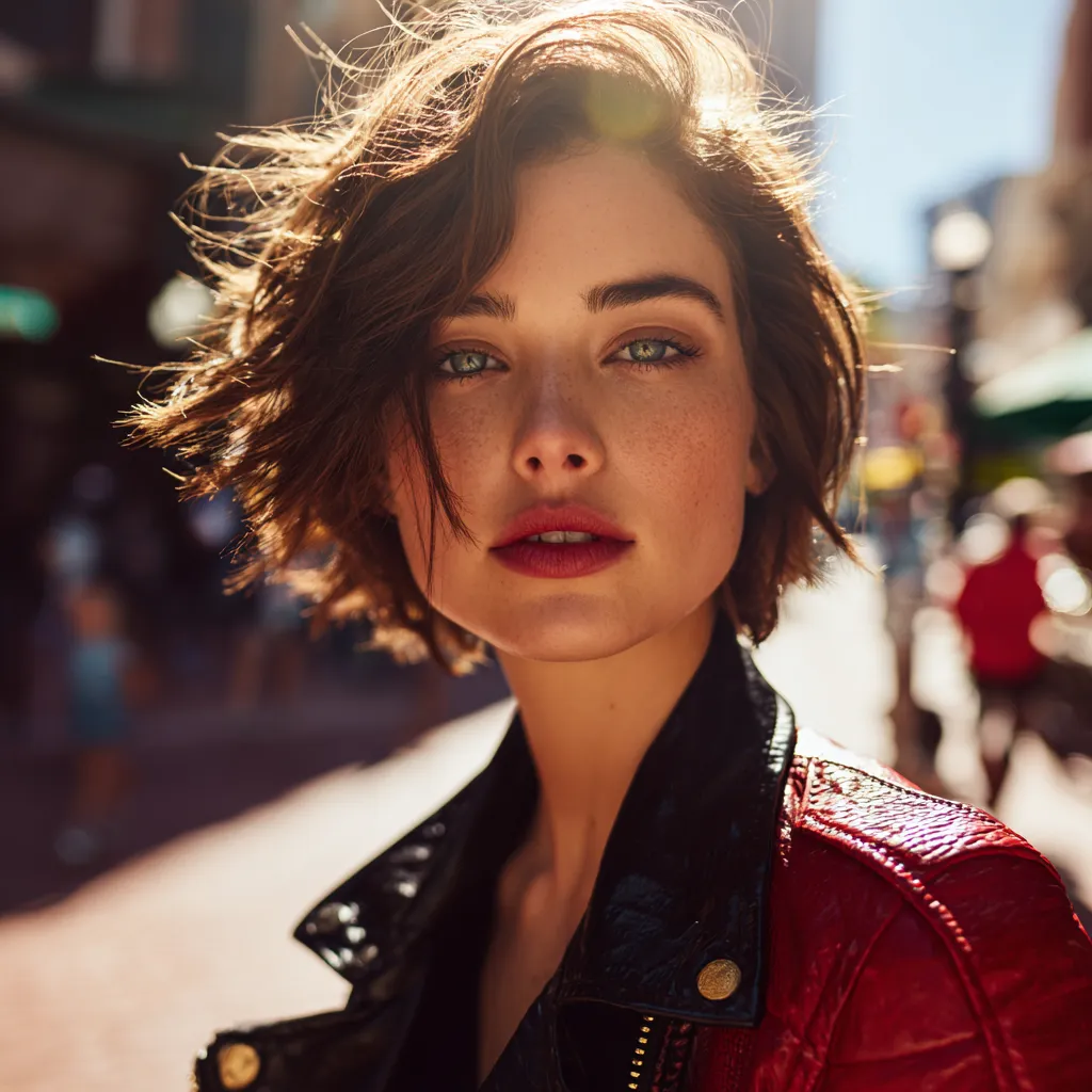 Textured lob haircut perfect for an easy morning routine
