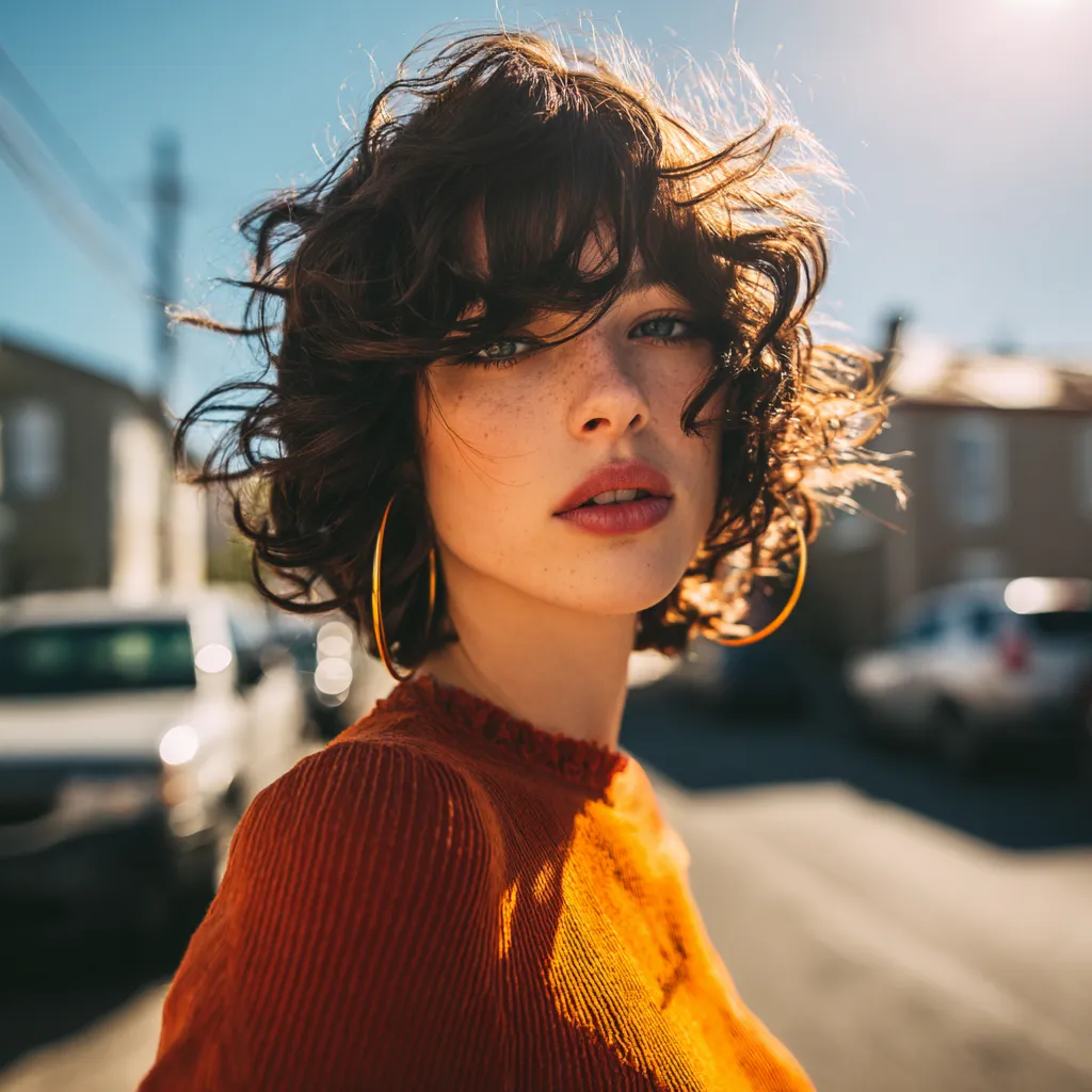 Air dry friendly haircuts featuring heavy layering