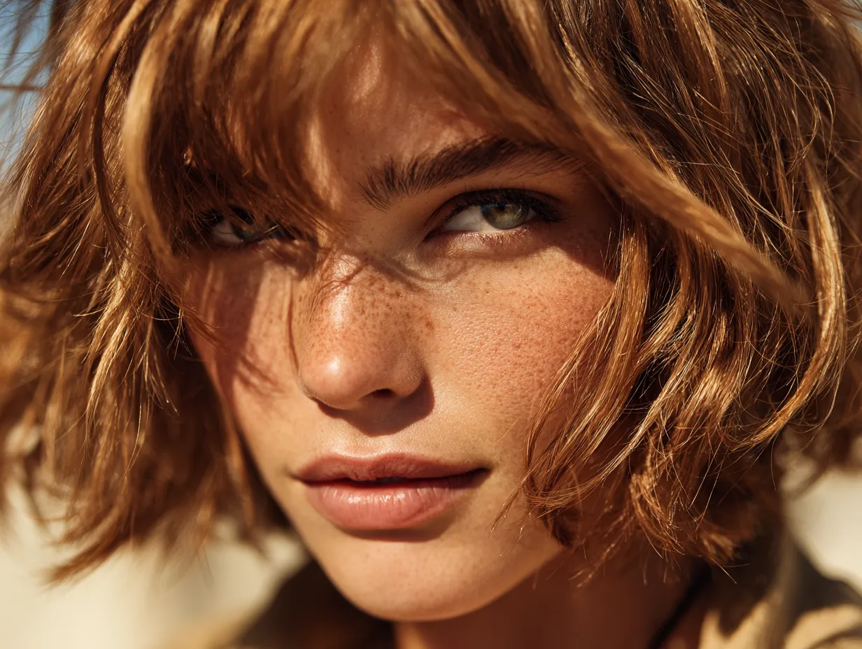 Bright fashion photo of a Kitty cut variation