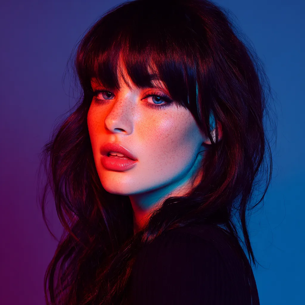 face framing fringe for round face shapes