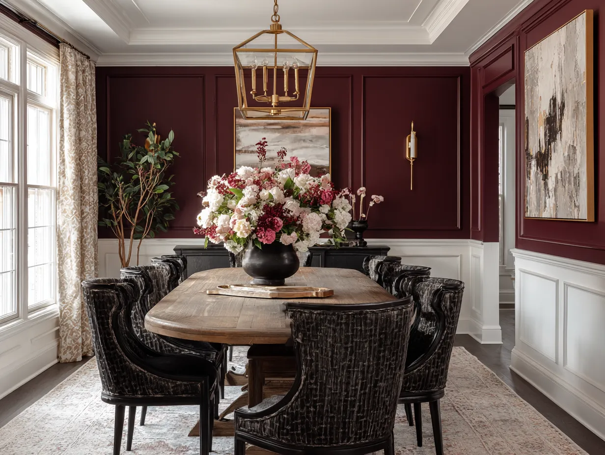 transforming dining rooms with merlot