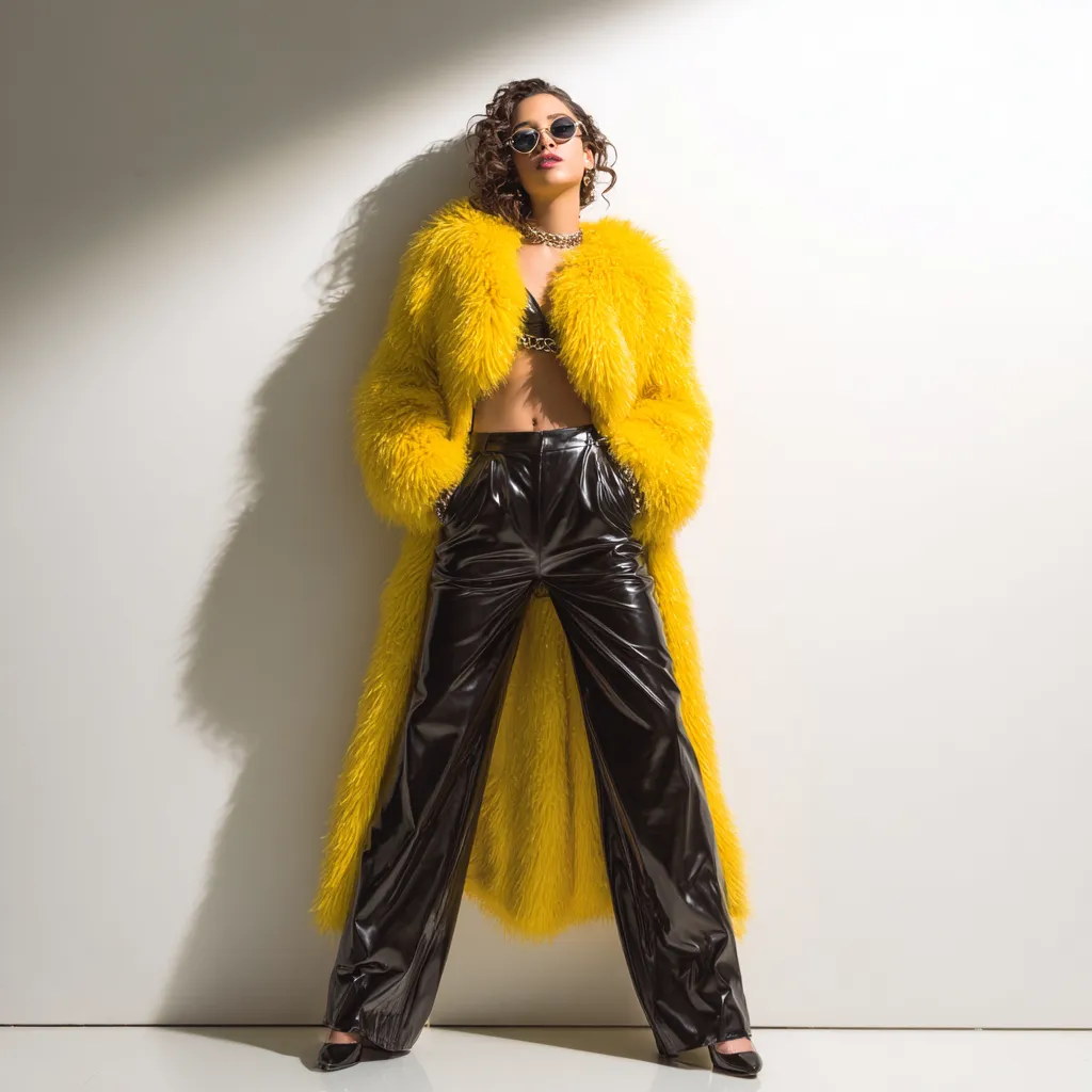 High contrast grunge fashion photoshoot