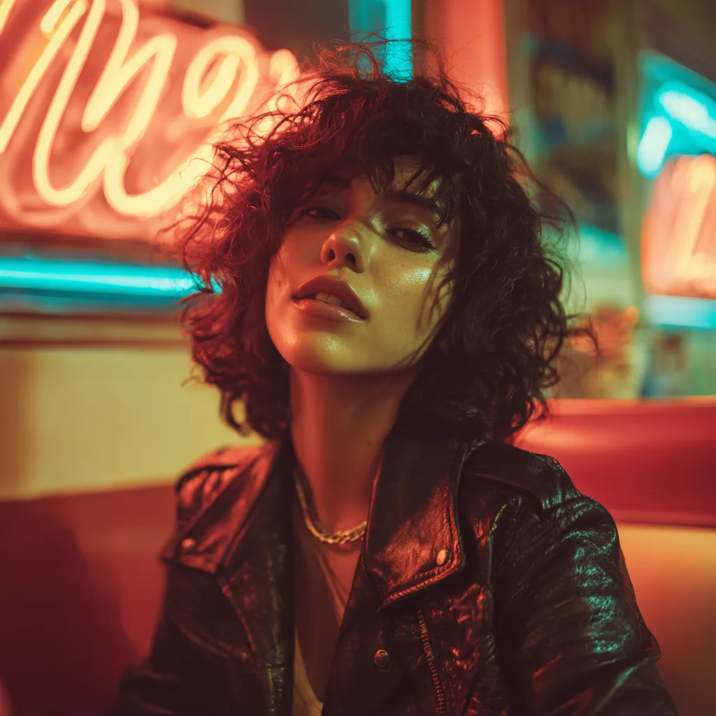 tussled mullet pixie look