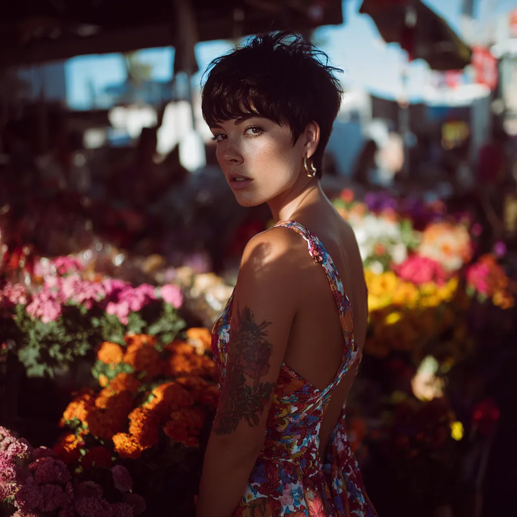 fresh mixie hair trim