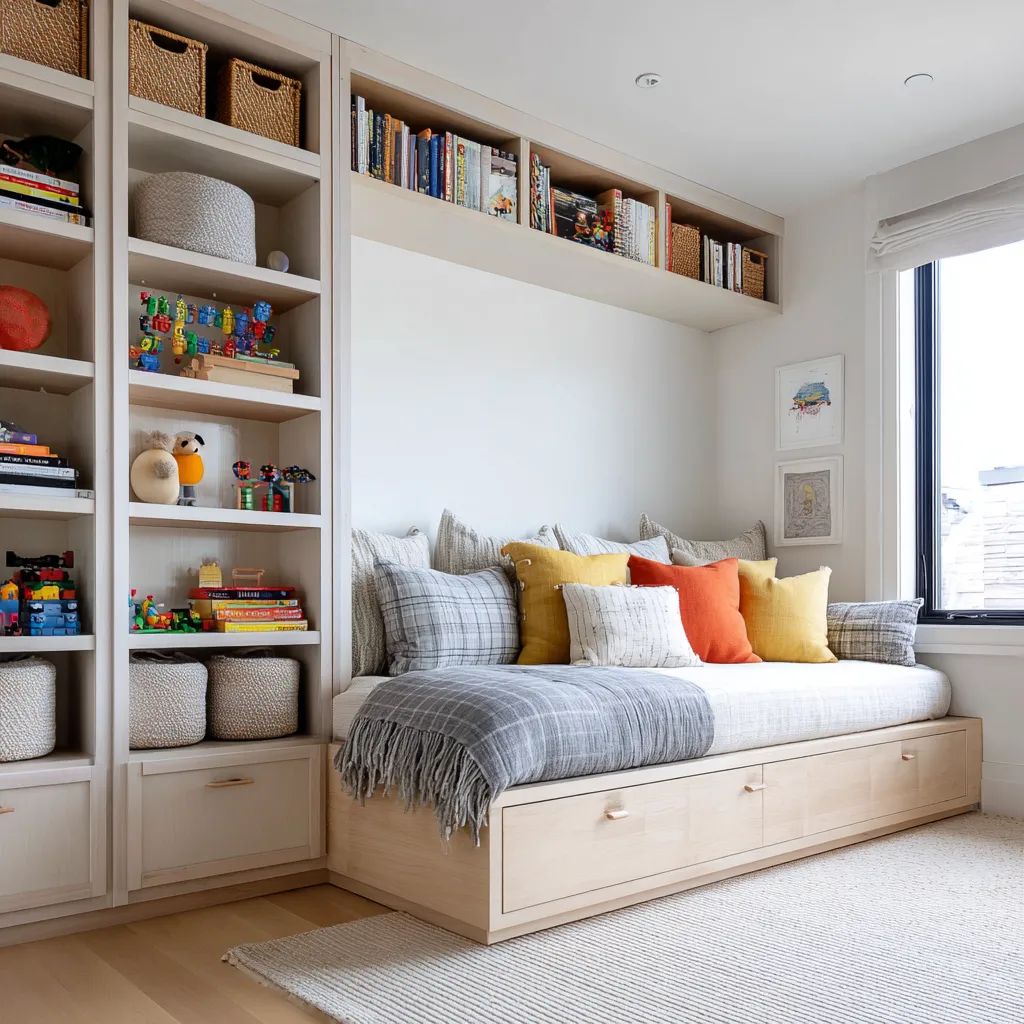kids bedroom storage ideas for small rooms