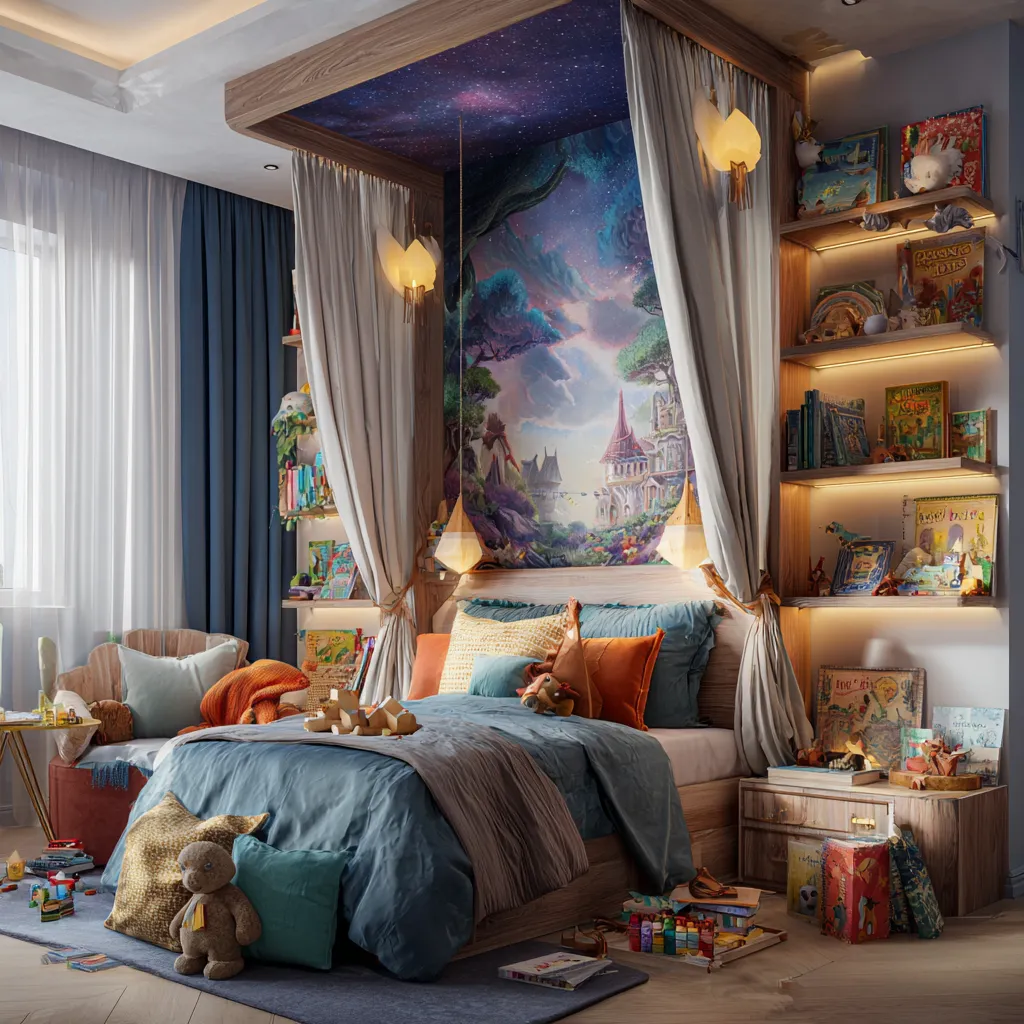 fantasy themed bedroom for children