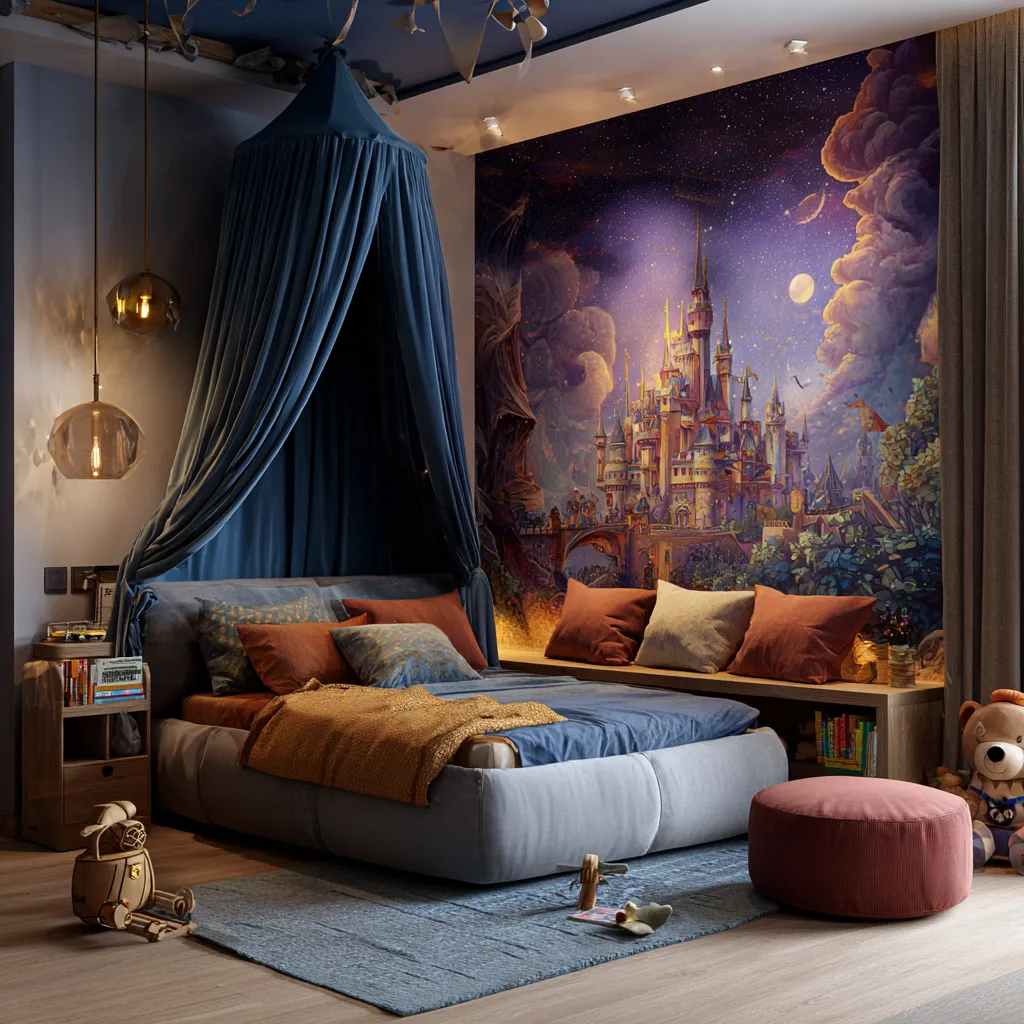themed kids bedroom design inspiration
