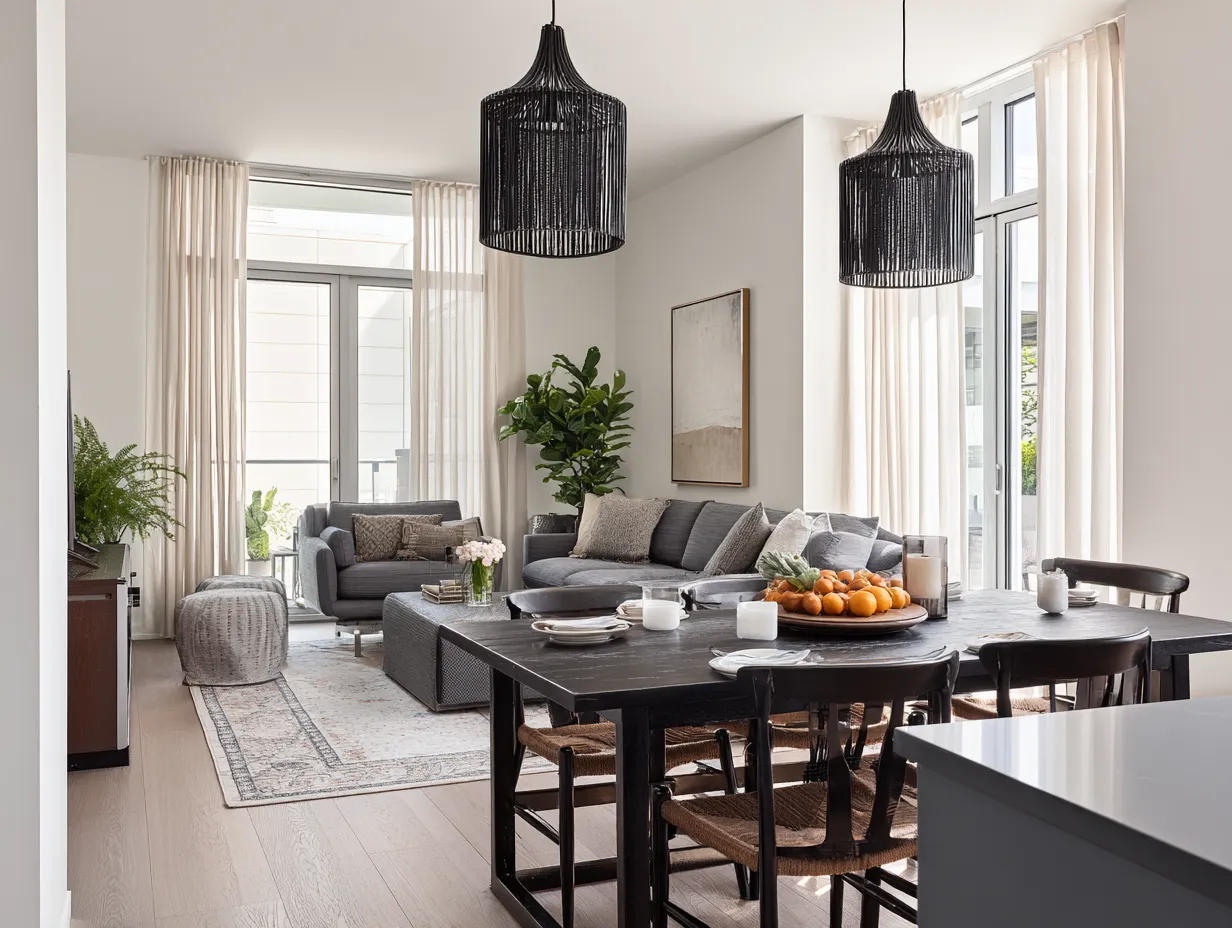 Perfect home aesthetic with contrasting colors