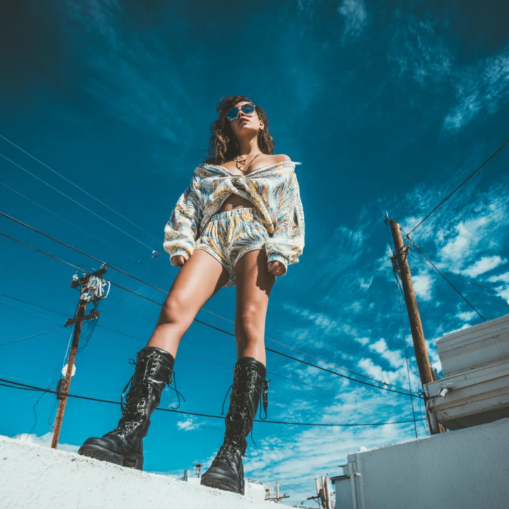 Urban dweller wearing practical and stylish clothes