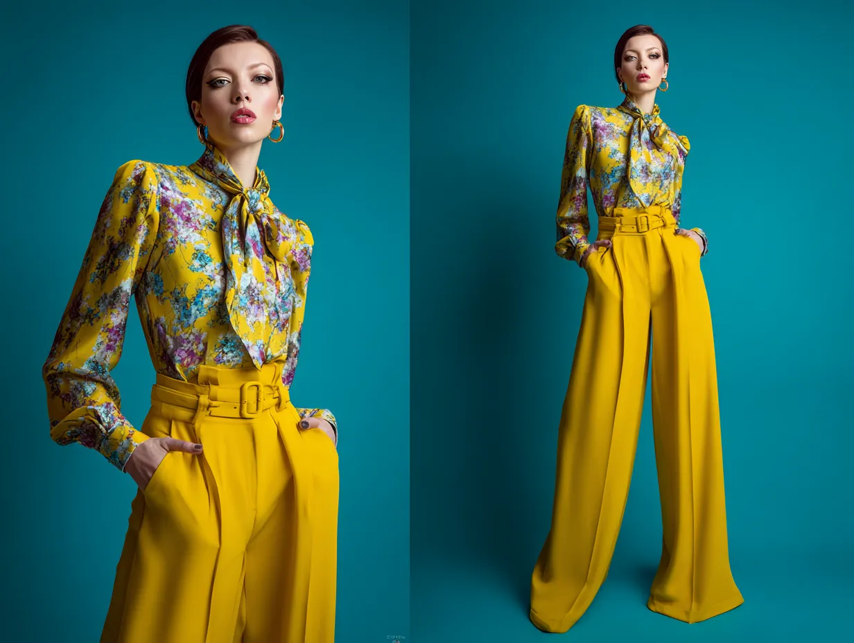 High contrast fashion magazine photography