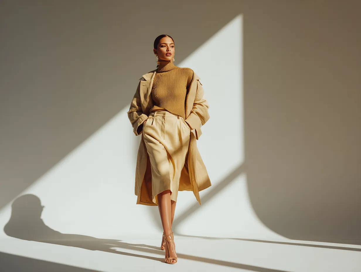 Minimalist color palette styling