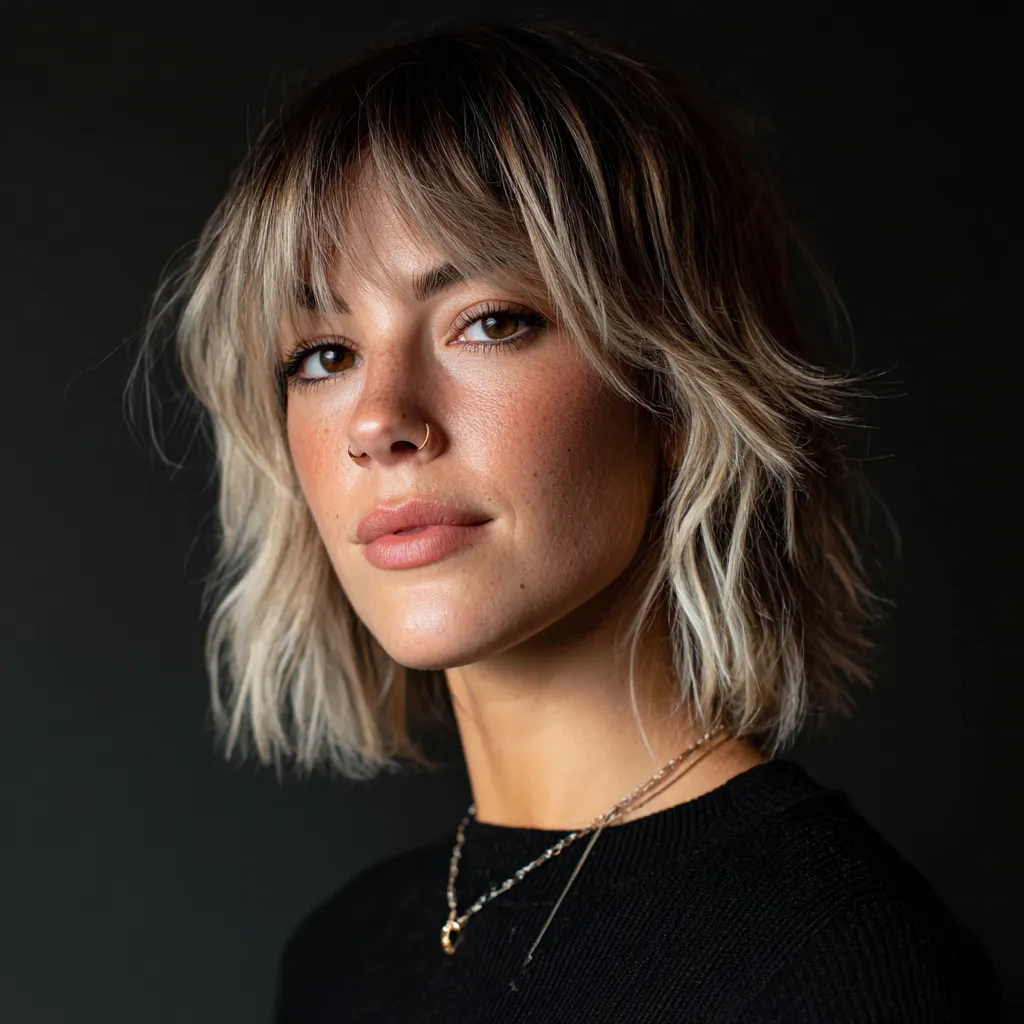 Contemporary shag haircuts showing effortless volume