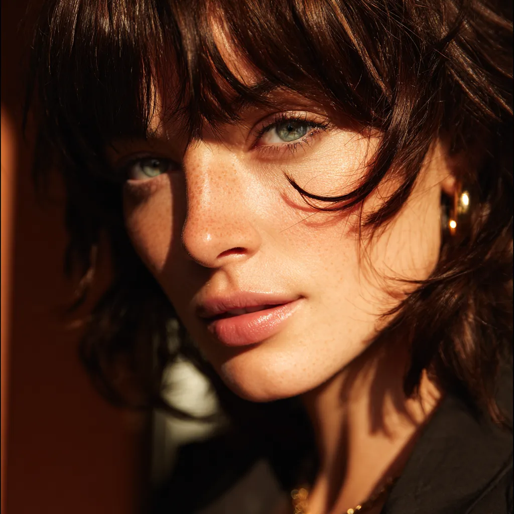 Fresh textured cuts with voluminous layered ends