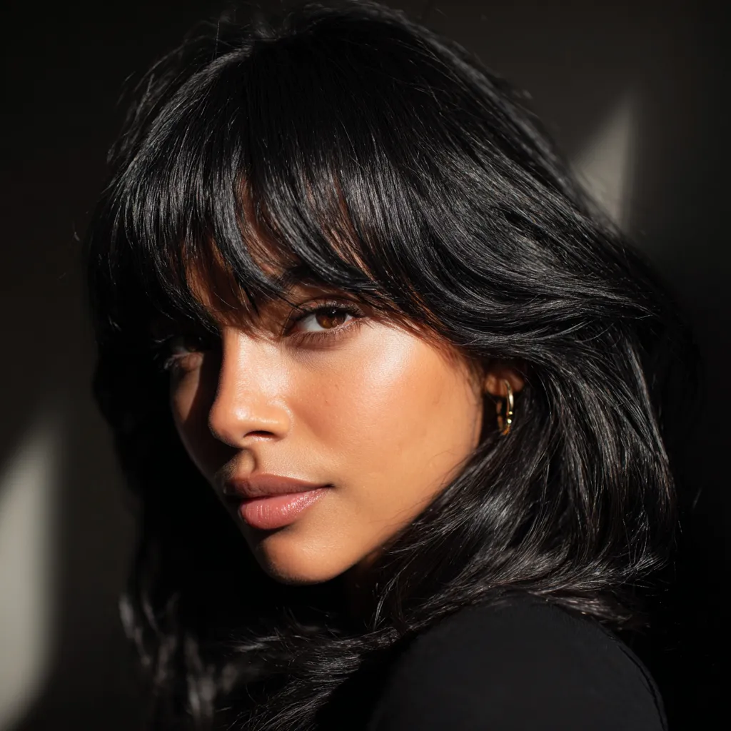 Contemporary shag haircuts for medium length enthusiasts