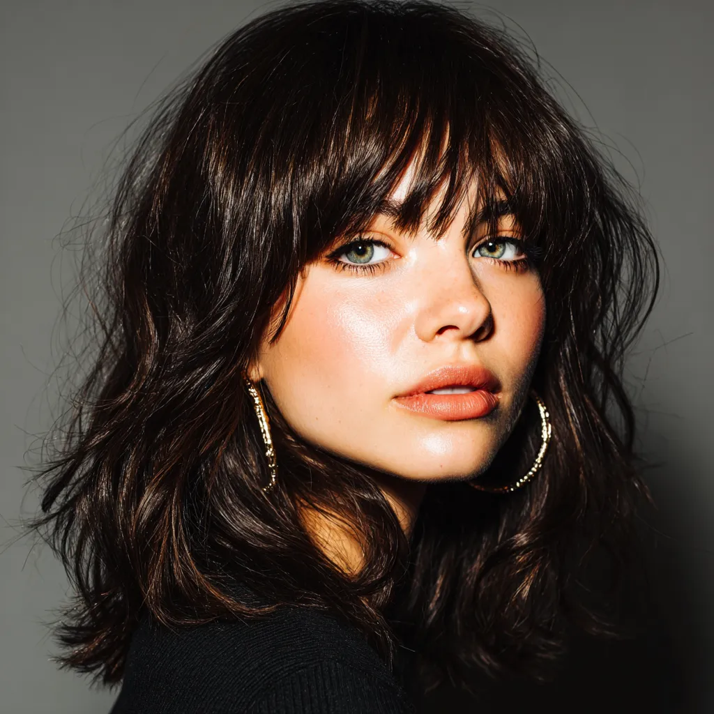 Model wearing fresh textured cuts with a modern twist