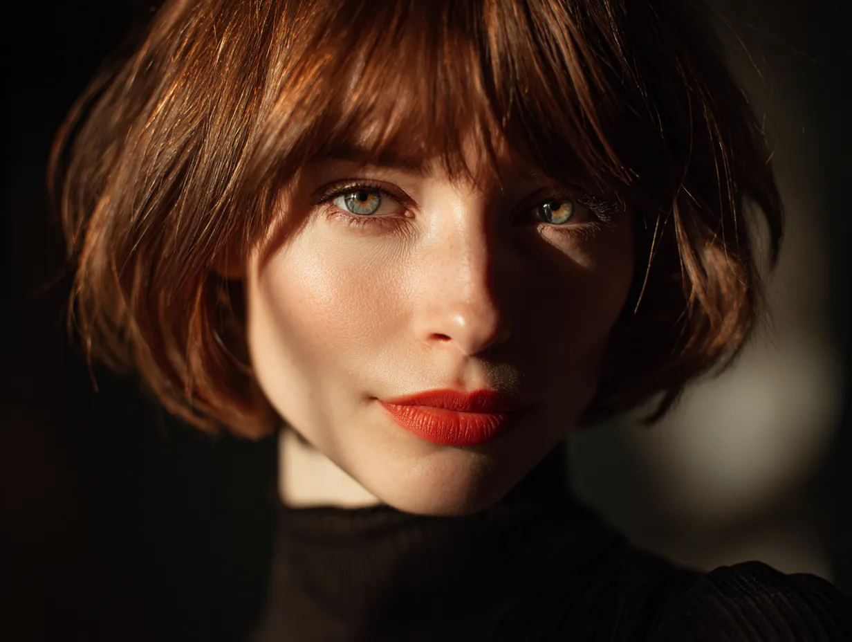 Elegant women's hairstyles for short hair enthusiasts