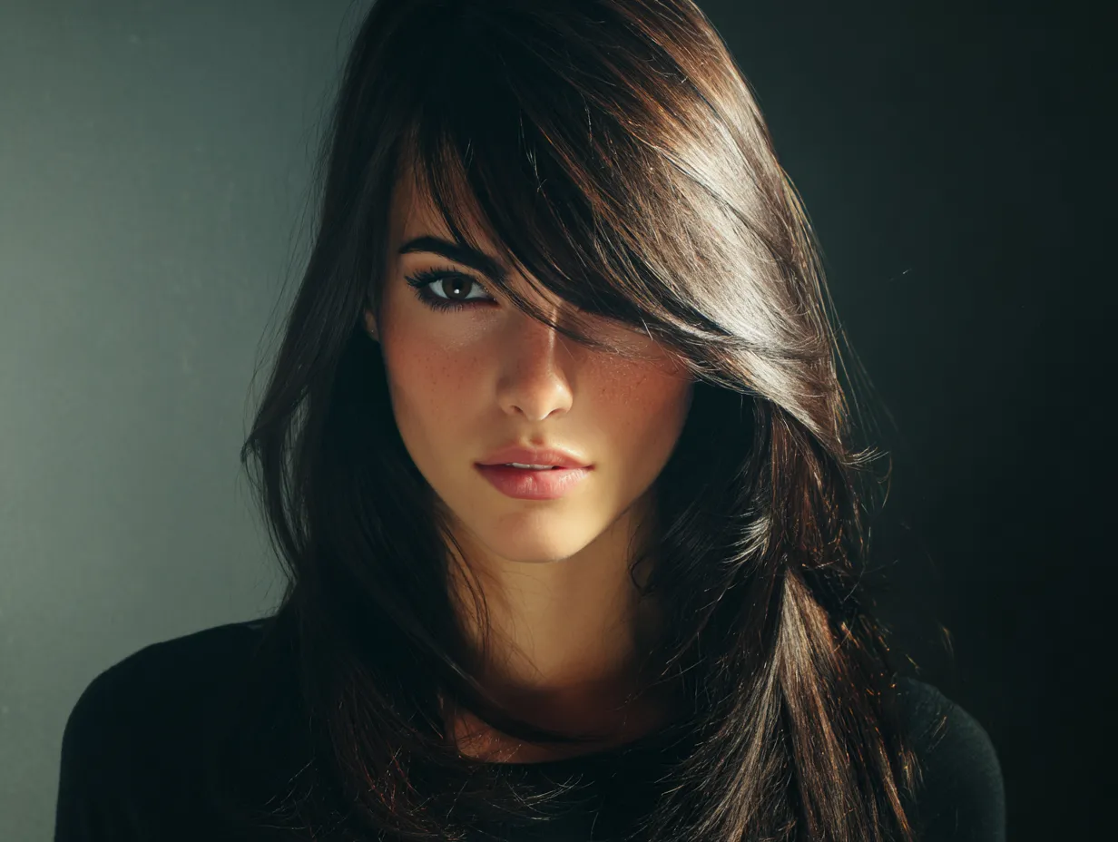 Quiet luxury haircuts in a sleek straight style