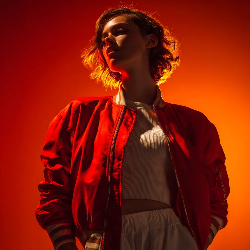 Bold retro fashion statement jacket