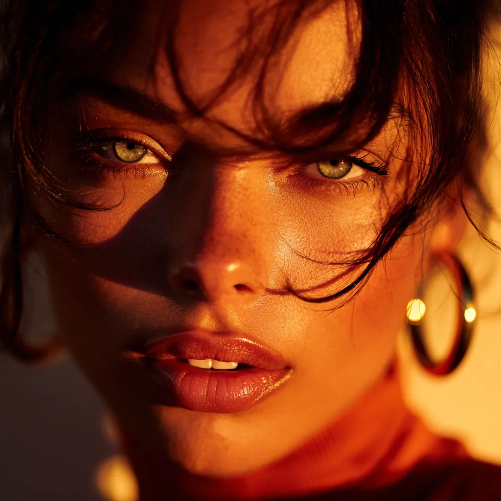 Choppy layered cut round face shape