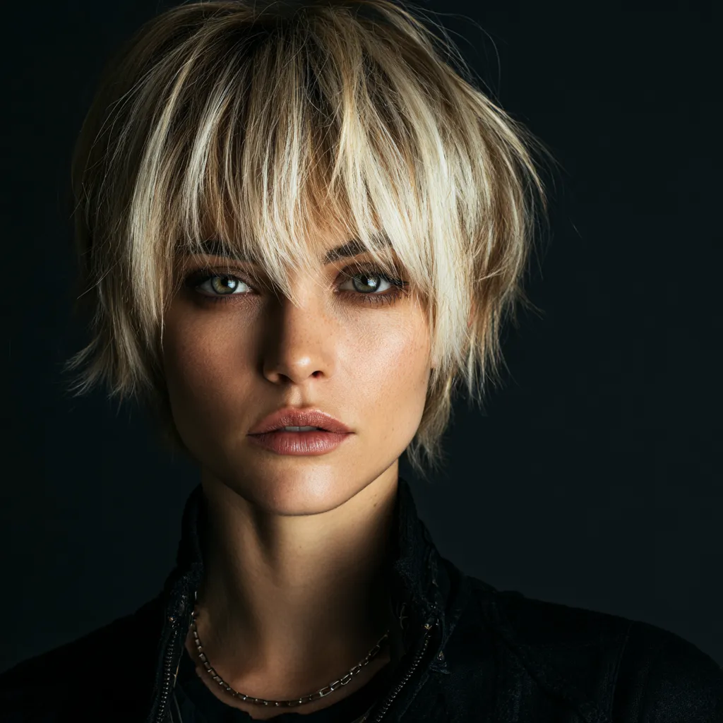 Long layered hair flattering oval shape