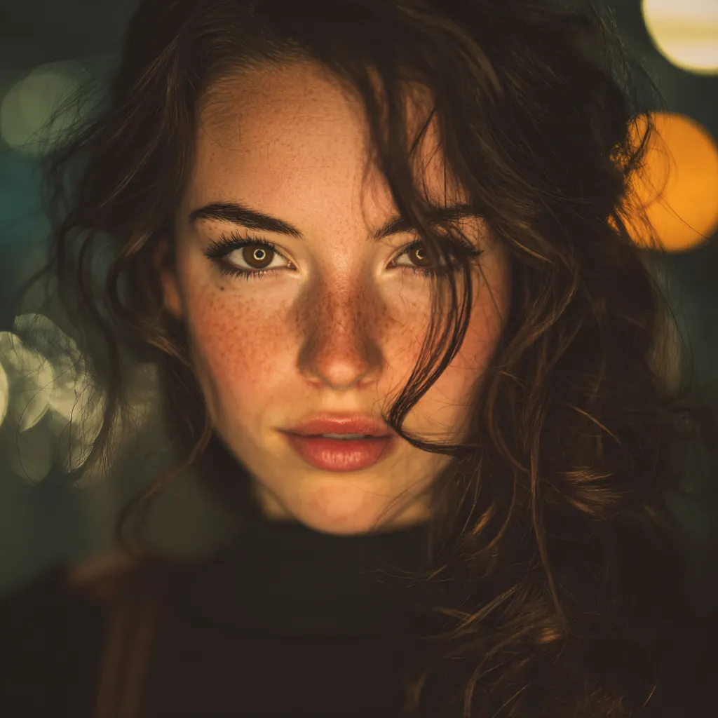 Face framing layers for round cheeks