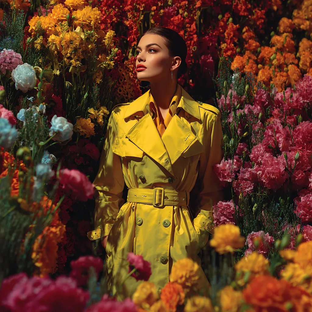 Stylish woman preparing her outfits for sunny weather