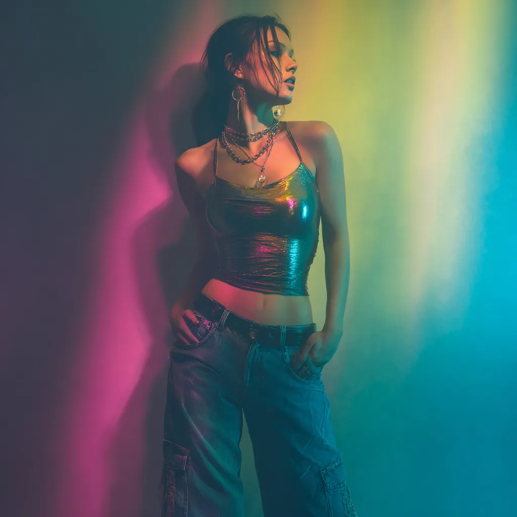 Bright high contrast women fashion trends