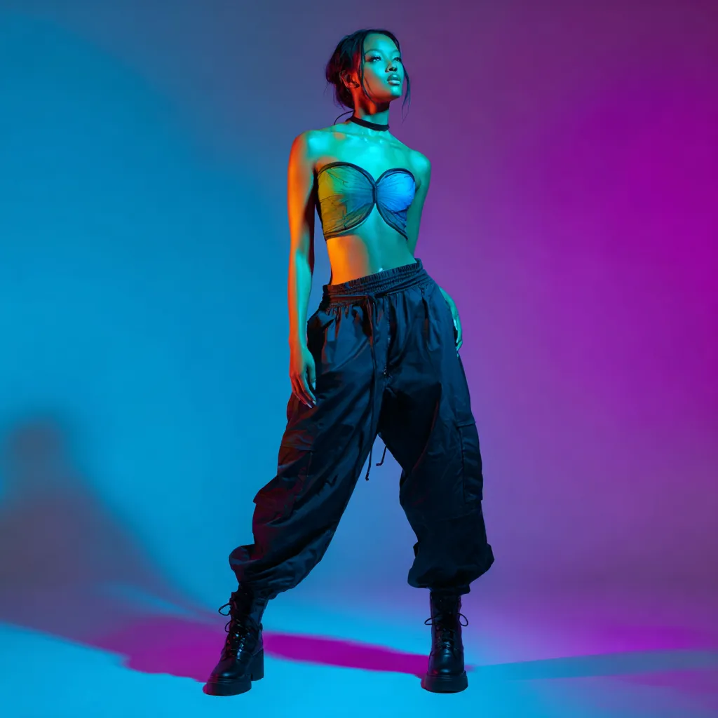 Butterfly top and vintage Y2K clothing