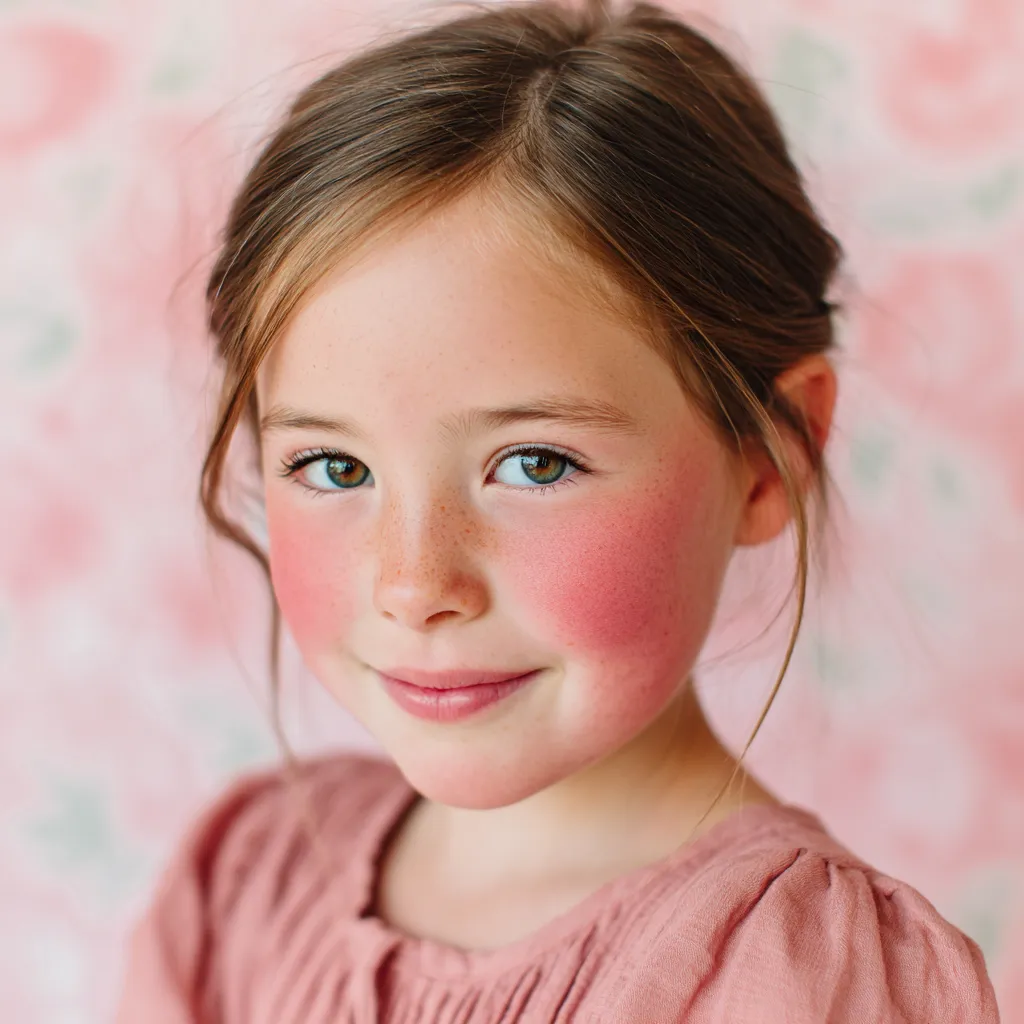kids natural cheek flush age-appropriate party makeup